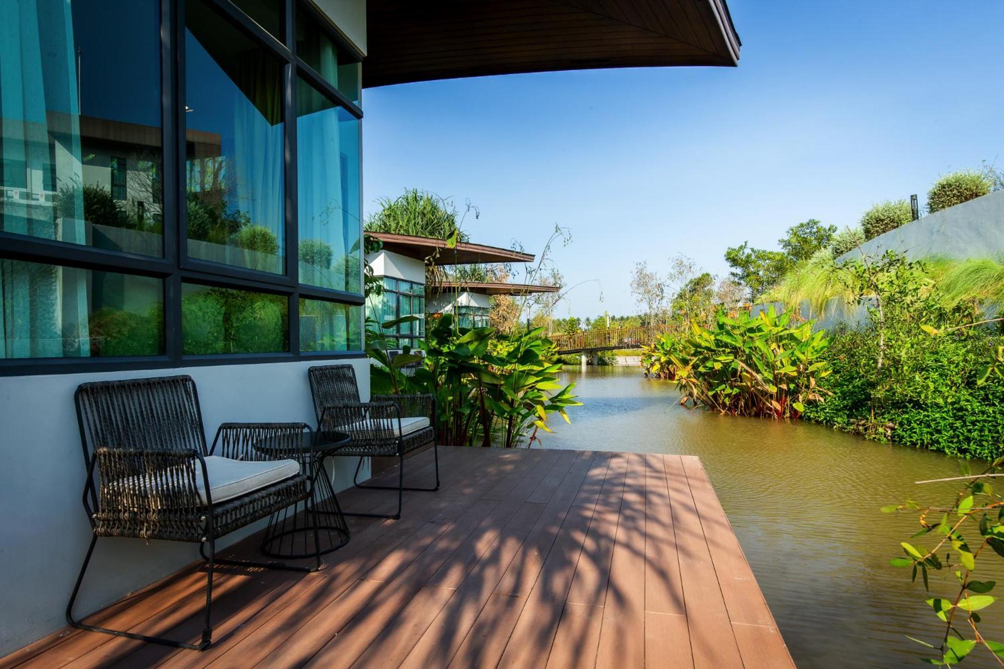 Na Tree Tara Riverside Resort Amphawa Damnoensaduak Zimmer foto