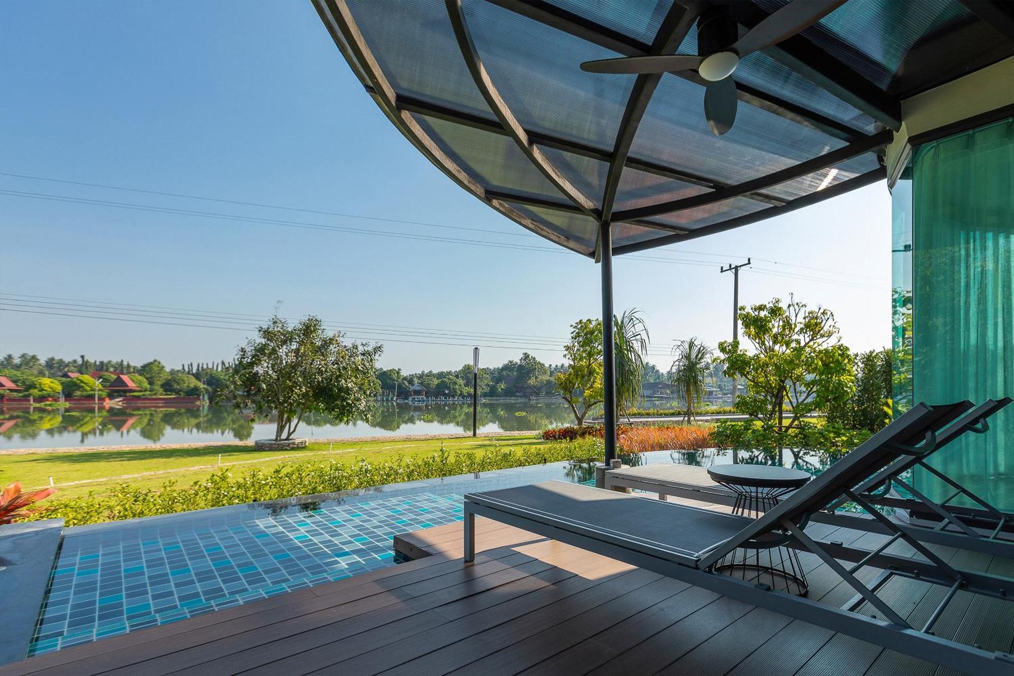 Na Tree Tara Riverside Resort Amphawa Damnoensaduak Zimmer foto